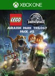 НАБОР №2 ИЗ ТРИЛОГИИ LEGO* "JURASSIC PARK" XBOX КЛЮЧ/КО