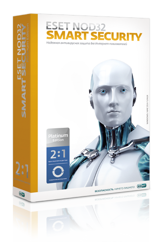 ESET NOD32 Smart Security: продление* на 2 года на 3 ПК