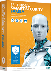 ESET NOD32 Smart Security Family: 5 устройств на 1 год