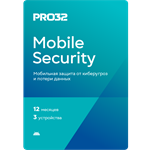 PRO32 Mobile Security на 3 устройства на 1 год