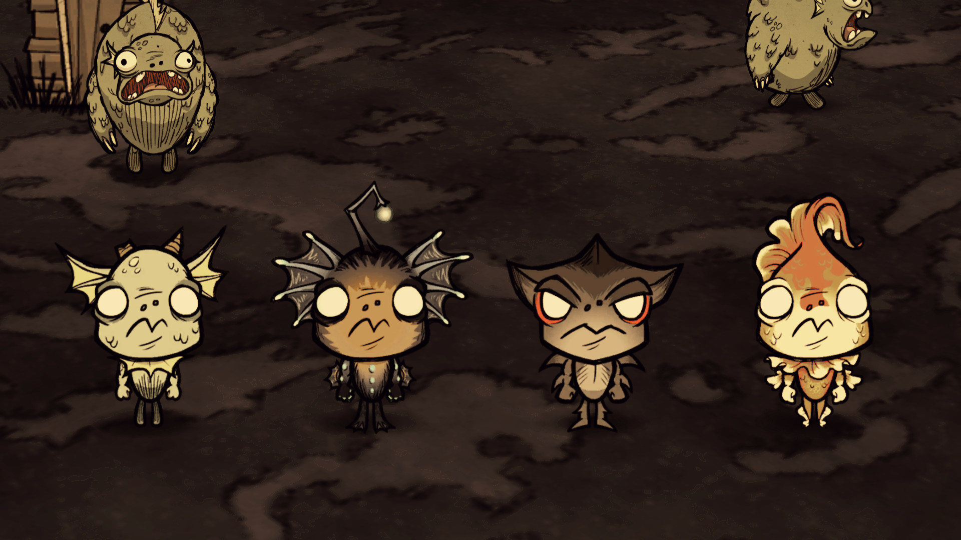 Донт старв монстры. Игра don't Starve together. Don't Starve together Вурта. Вурт аксолотль don't Starve. ДСТ don't Starve together.