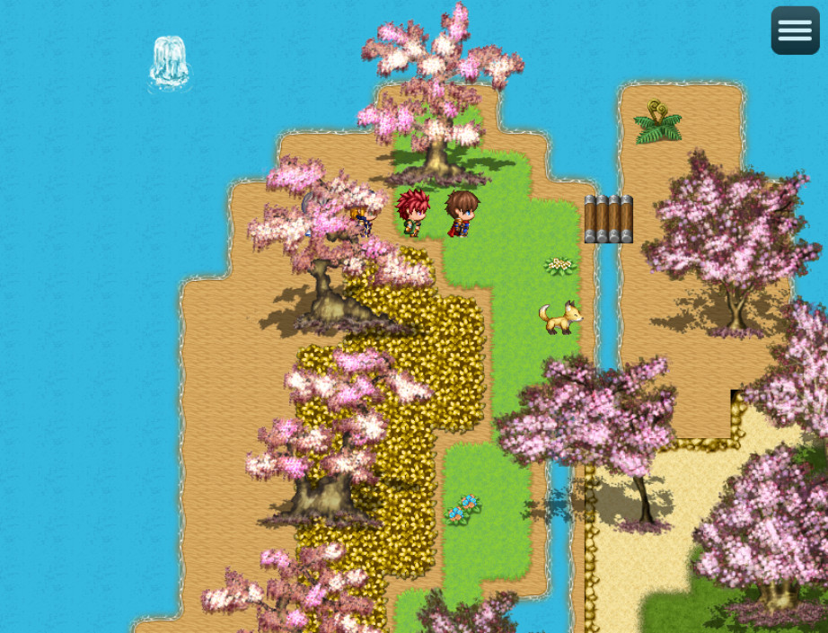 RPG Maker MZ - Japanese Four Seasons Tree Tiles DLC