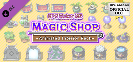 RPG Maker MZ - Magic Shop Animated Interior Pack DLC