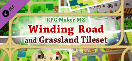 RPG Maker MZ - Winding Road and Grassland Tileset DLC