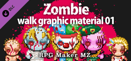 RPG Maker MZ - Zombie walk graphic material 01 DLC
