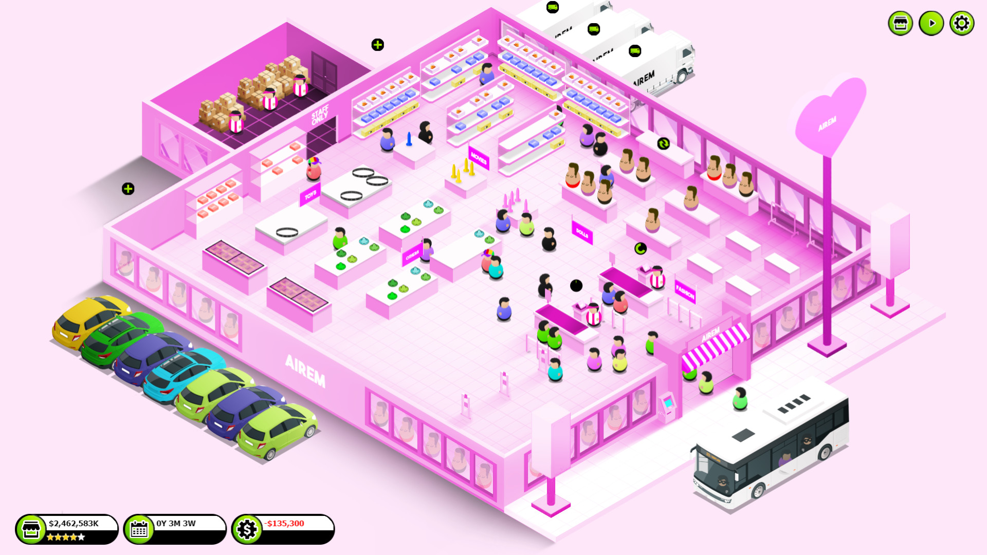 Game store tycoon
