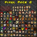 RPG Maker MZ - Pixel Pack 2 Characters - Faces - Sidevi
