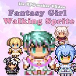 RPG Maker VX Ace - Fantasy Girl Walking Sprite DLC