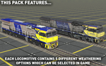 Trainz 2022 DLC - C44aci Locomotive - Xstrata/Glencore
