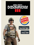 Call Of Duty COD Modern Warfare  III / Burger King