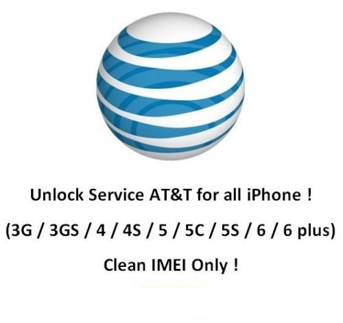 Разблокировка 2G 3G 3Gs 4 4S 5 5S 5C 6 6+ AT&T/Verizon