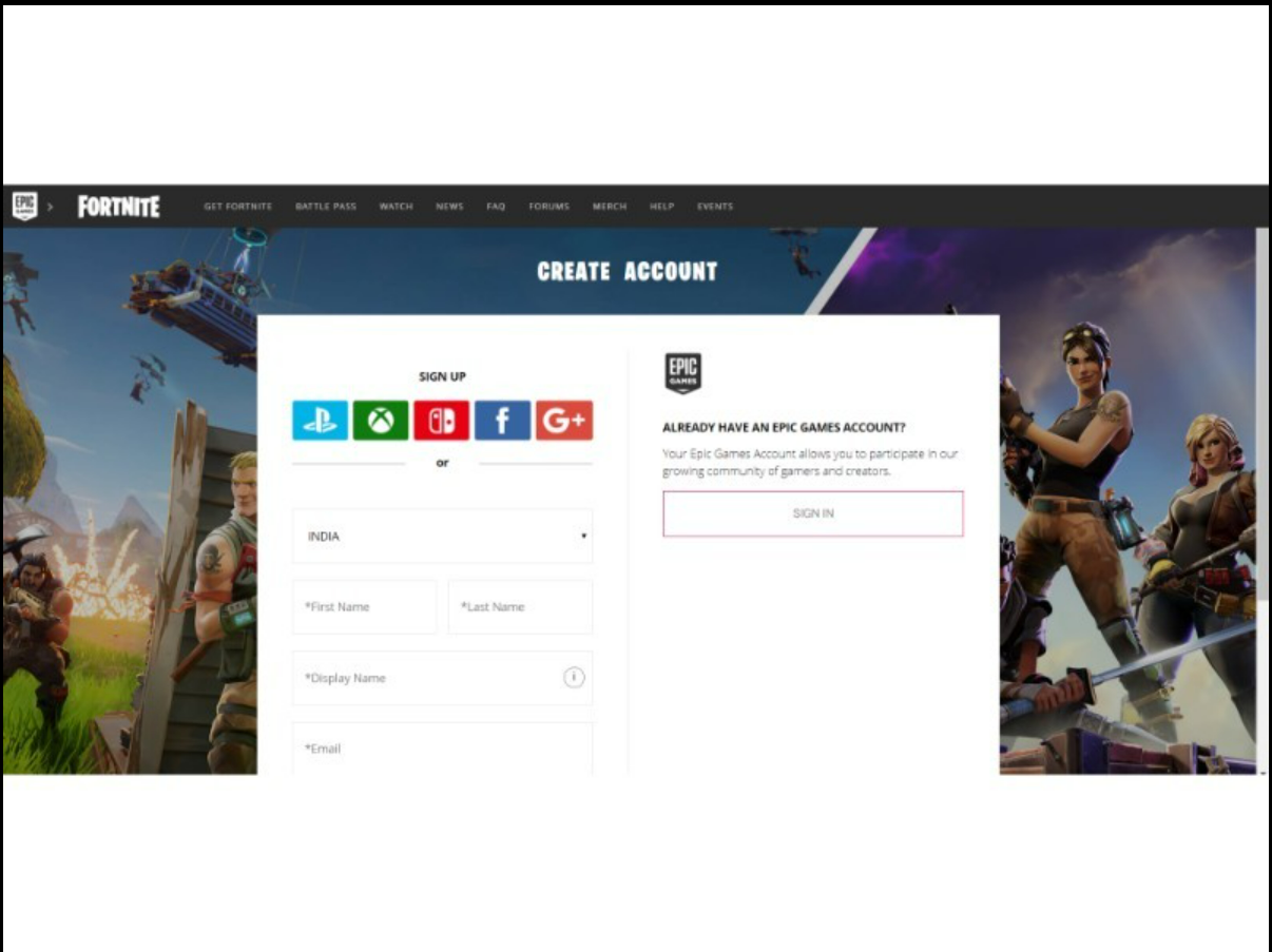 Как сделать epic games. Fortnite account. ЭПИК геймс стор ФОРТНАЙТ. Регистрация в ФОРТНАЙТ. Аккаунт ФОРТНАЙТ.