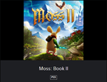 *Moss: Book II * PS4/PS5 *ТR*