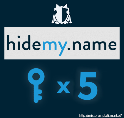 VPN HideMy.name ✅ 5 keys for 24 hours each