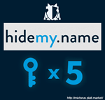 VPN HideMy.name ✅ 5 ключей по 24 часа каждый