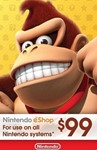 Nintendo eShop Card 99 USD⚡Key UNITED STATES🍄Нинтендо⚡