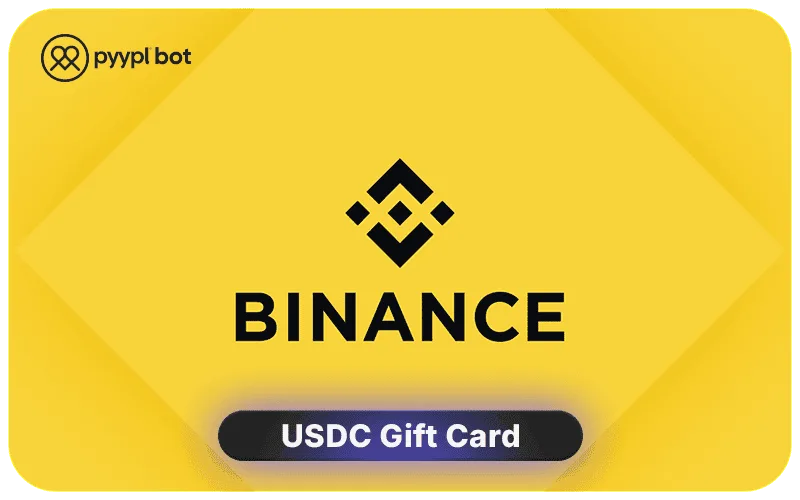 Binance USDC gift card photo 1