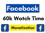 Купить 60 тысяч минут просмотра на Facebook