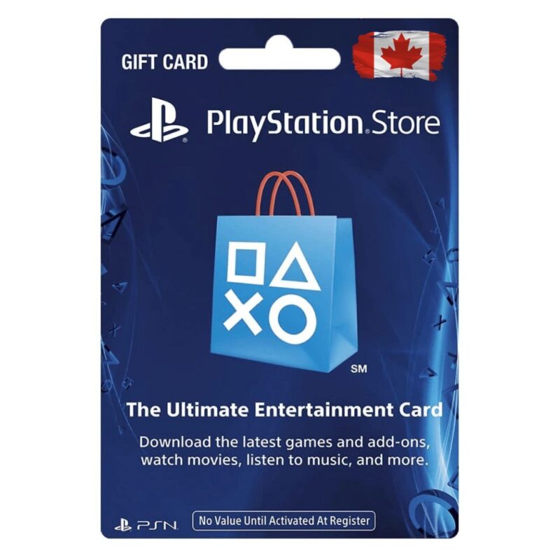 🔵 Карта пополнения PlayStation PSN 15-200 CAD (Канада) | АВТОВЫДАЧА 24/7 фото 1
