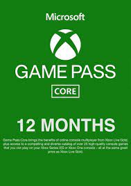 Buy XBOX Game Pass Core 12 Months Subscription IN Key cheap