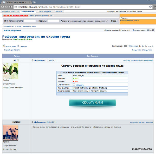 Шаблон phpbb_ms_10 под JakoDorgen PRO в виде форума