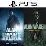 Alan Wake 1 & 2 + 2 DLC PS5 Аренда П2 от 7 дней