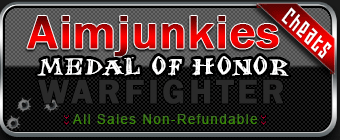 Aimjunkies - MOH Warfighter Cheat - 1 Month