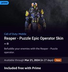 ⭐Call of Duty: Mobile⭐Reaper -Puzzle Epic Operator Skin - irongamers.ru