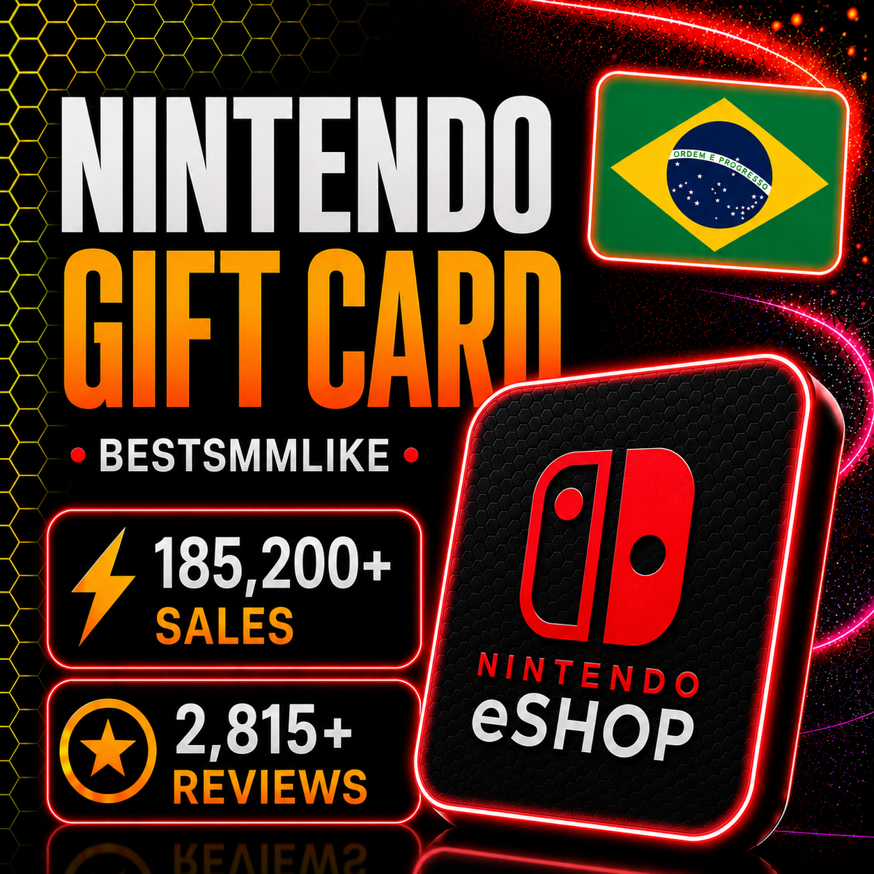 Nintendo eShop · Пополнение Бразилия 50 - 500 BRL фото 1