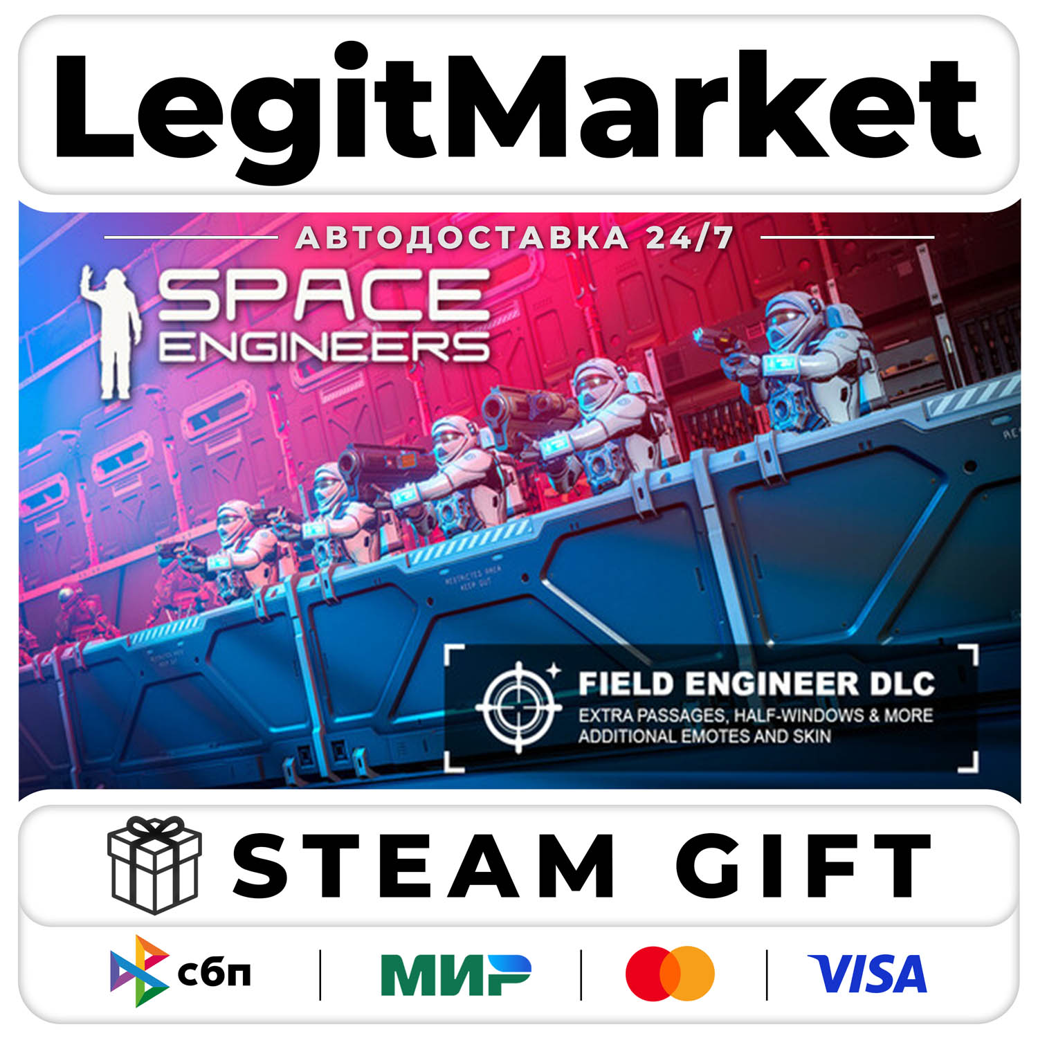 DLC Space Engineers - Warfare 1 Pack / Steam AUTO / RU + WORLD photo 1
