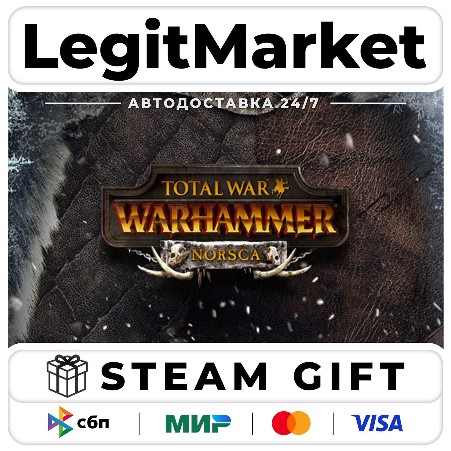 DLC Total War: WARHAMMER - Norsca / Steam АВТО / РУ + МИР фото 1
