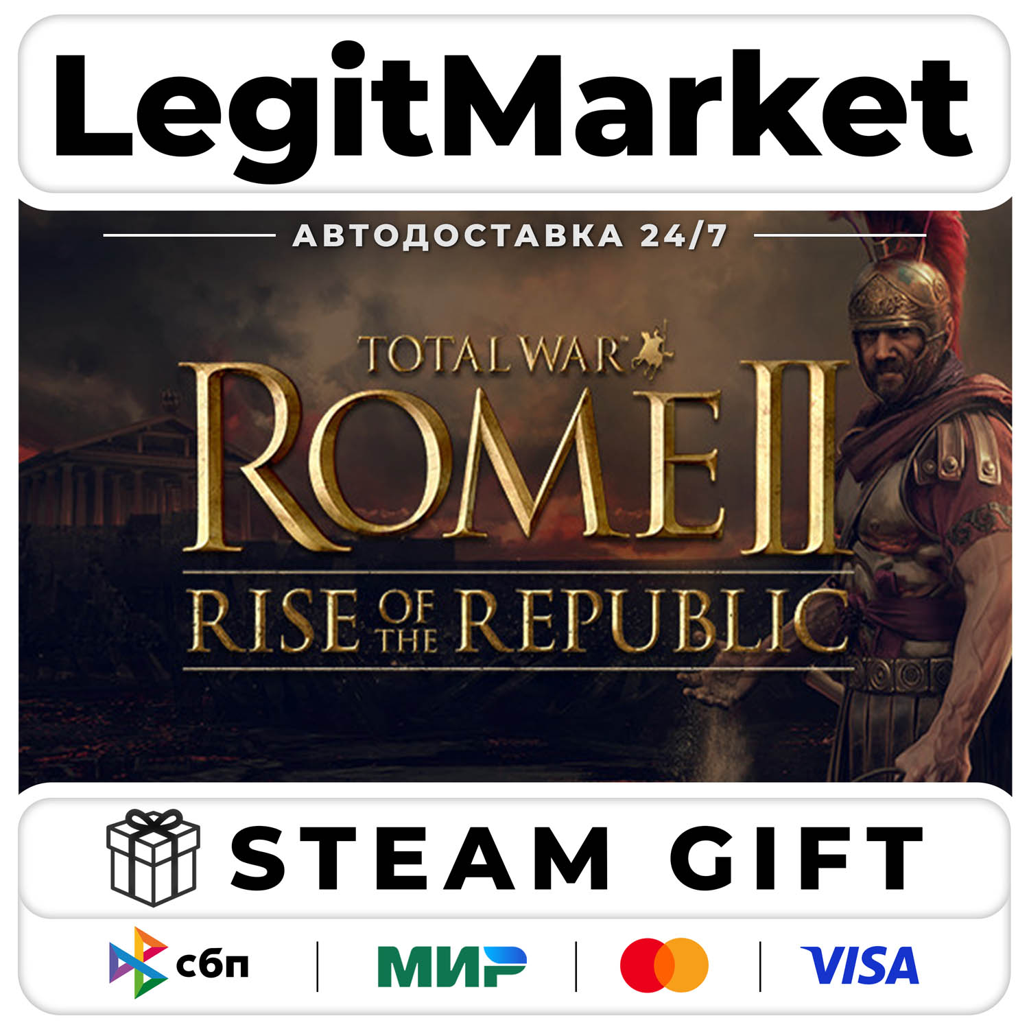 DLC Total War: ROME II - Rise of the Republic Campaign Pack / Steam АВТО / РУ + МИР фото 1