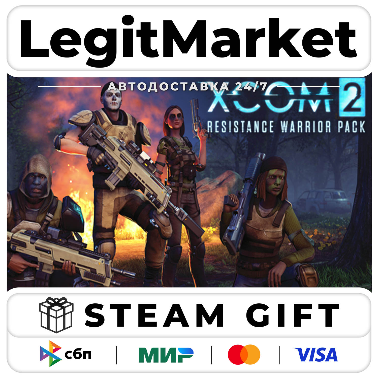 DLC XCOM 2: Resistance Warrior Pack / Steam AUTO / RU + WORLD photo 1