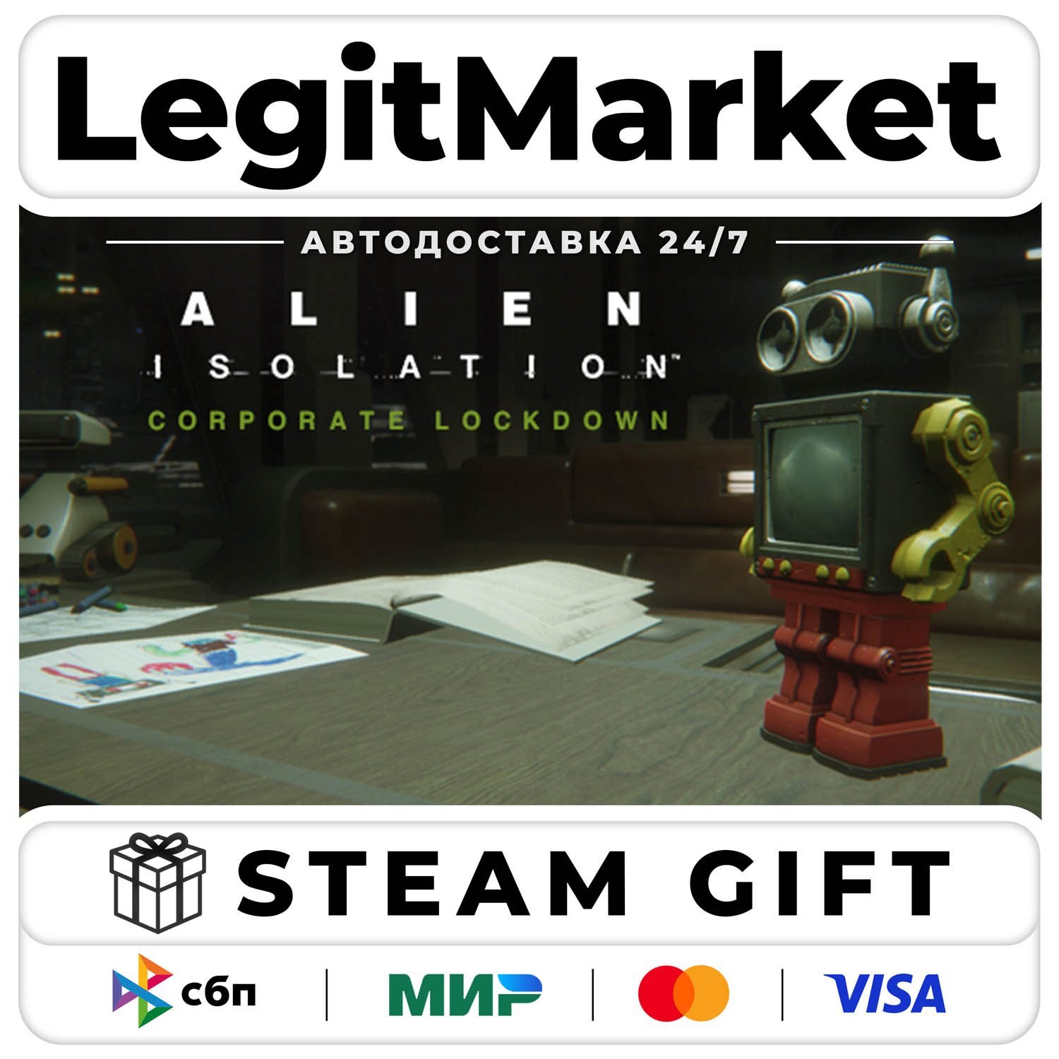 DLC Alien: Isolation - Corporate Lockdown / Steam АВТО / РУ + МИР фото 1