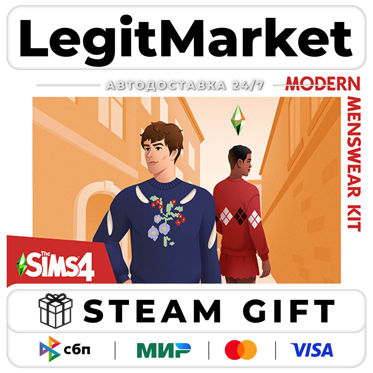 DLC The Sims 4 Modern Menswear Kit / Steam AUTO / RU + WORLD photo 1