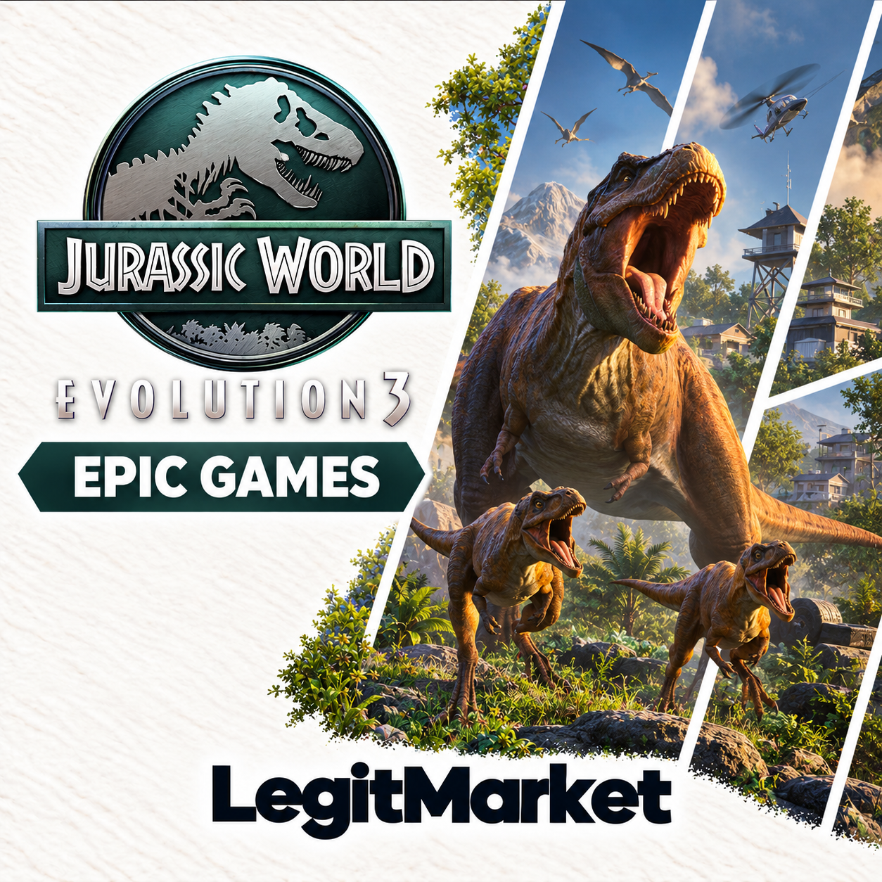 Jurassic World Evolution 3 Epic Games | Карта пополнения фото 1