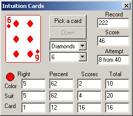 Game to train intuition