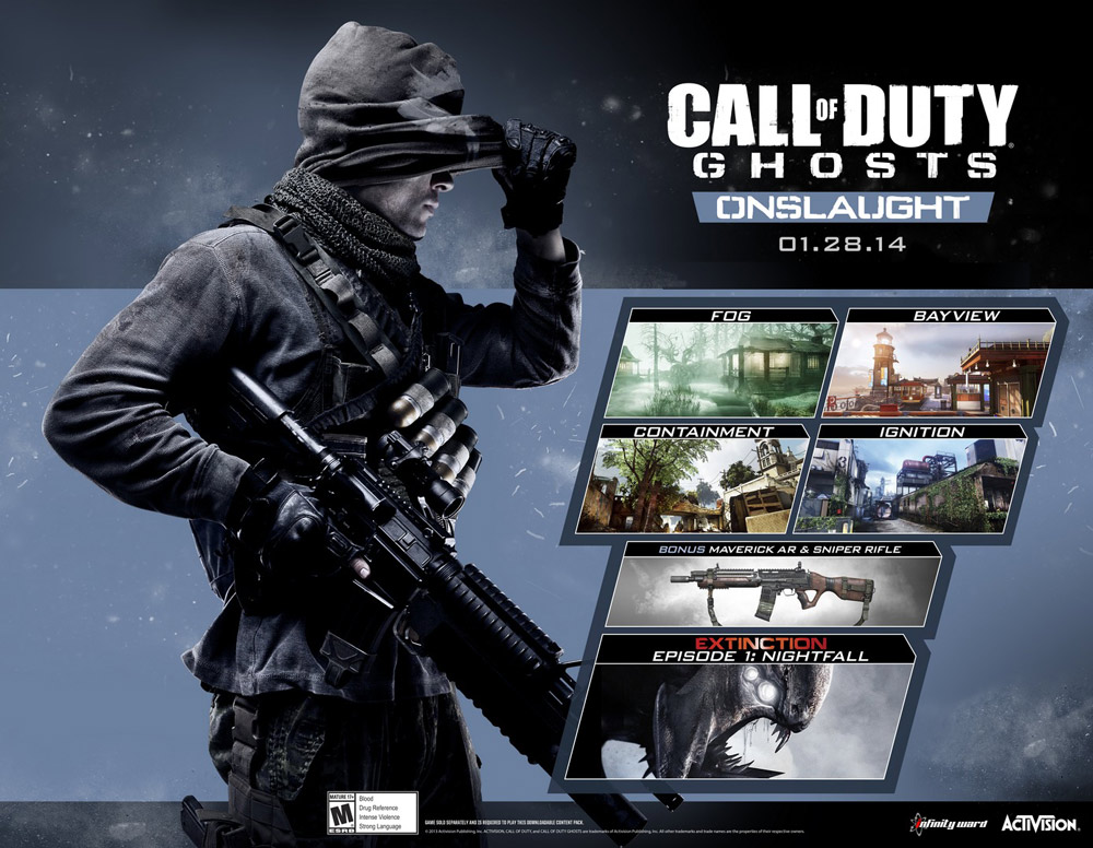 Call of Duty: Ghosts - Onslaught (DLC 1) +ПОДАРОК