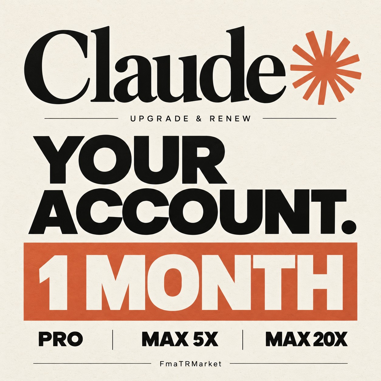 Claude Pro / Max 5x / Max 20x • 1 месяц • На ваш аккаунт фото 1