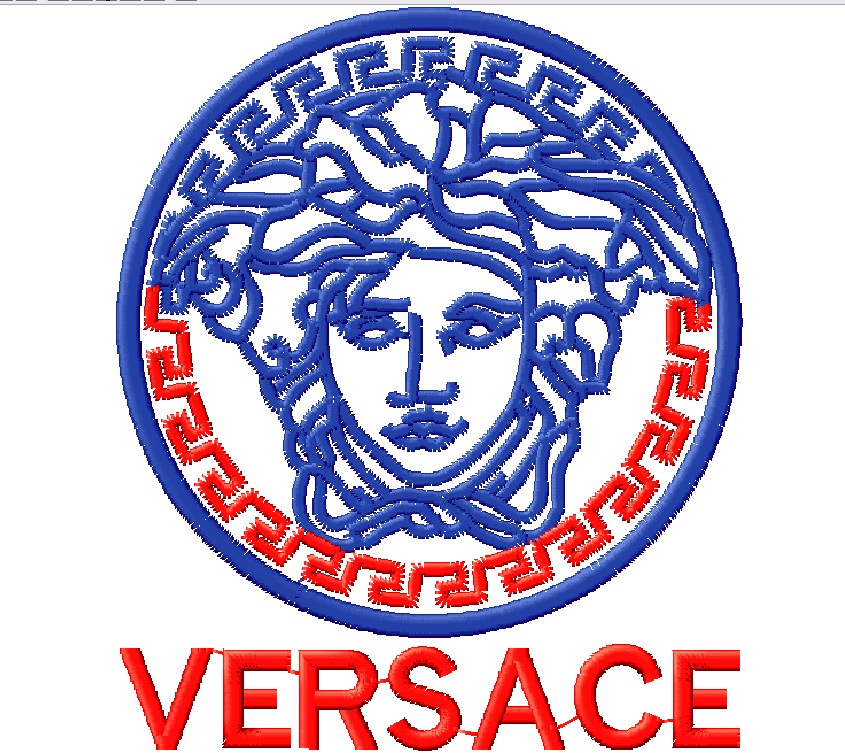 Машинная вышивка ´VERSACE