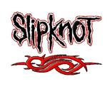Машинная вышивка логотип группы  SlipKnot