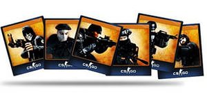 CS: GO - Set of 5 cards - ACTION