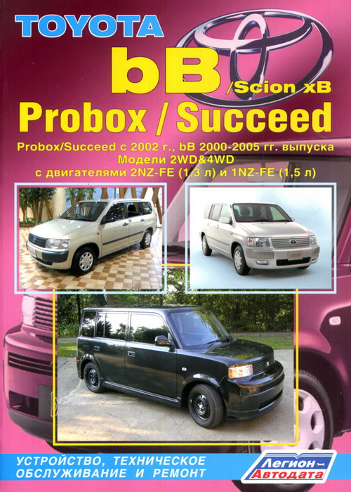 TOYOTA bB 2000-2005 / TOYOTA PROBOX / SUCCEED с 2002