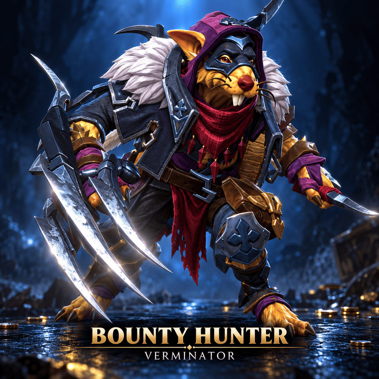 Bounty Hunter - Verminator | Dota 2 | Подарком | Winter 2024 Heroes Hoard фото 1