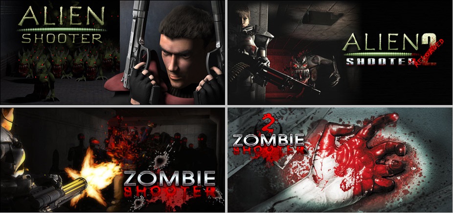 Complete Shooter Pack (Alien 1+2 Zombie 1+2 (Steam key)