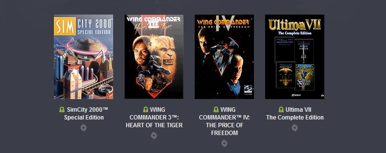 Origin Bundle 4 игры (Wing Commander 3,IV, SimCity )