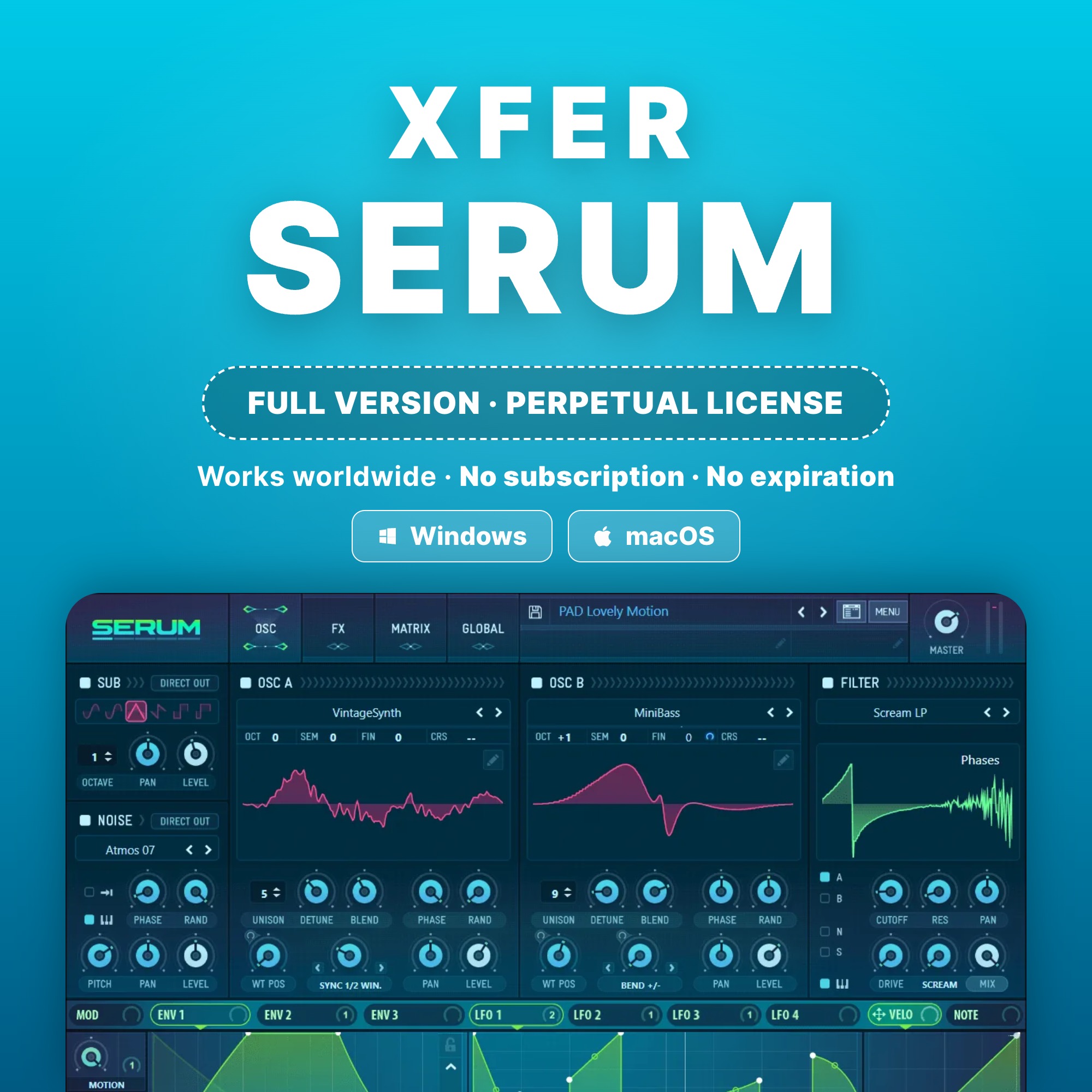 Xfer Serum | LICENSE • AUTO-DELIVERY 24/7 photo 1
