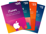 *iTunes *Подарочная карта **2-500** США ****