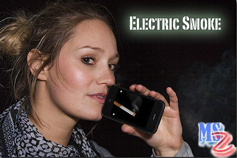 Electric Smoke-Курить сигарету на Iphone