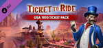 Ticket to Ride - USA 1910 Ticket Pack DLC * STEAM RU*